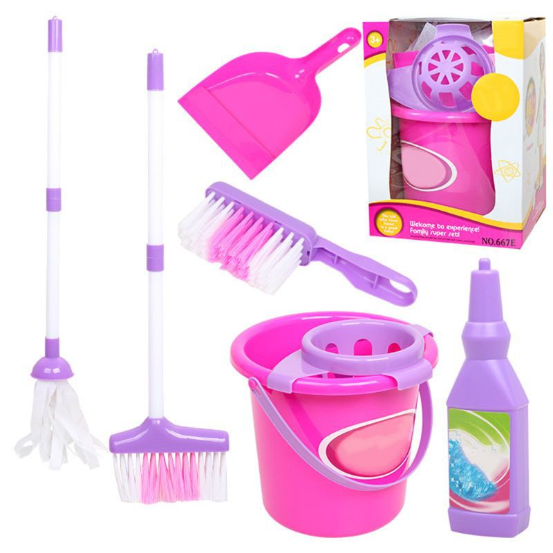 child's toy broom set