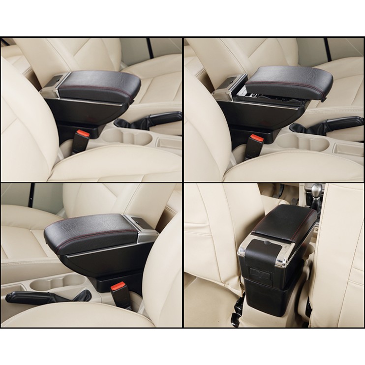 UNIVERSAL Car Arm Rest Center Console Box with USB Shopee Philippines