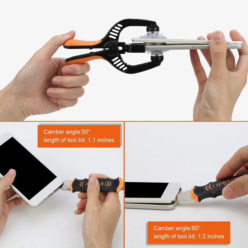 3 in 1 Screen Removal Tool Mobile Phone Suction Cup Tool LCD Opening Pliers Suitable for Mobile Phones iPad IPod IMac