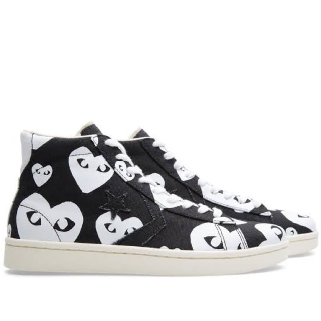 cdg converse pro leather high