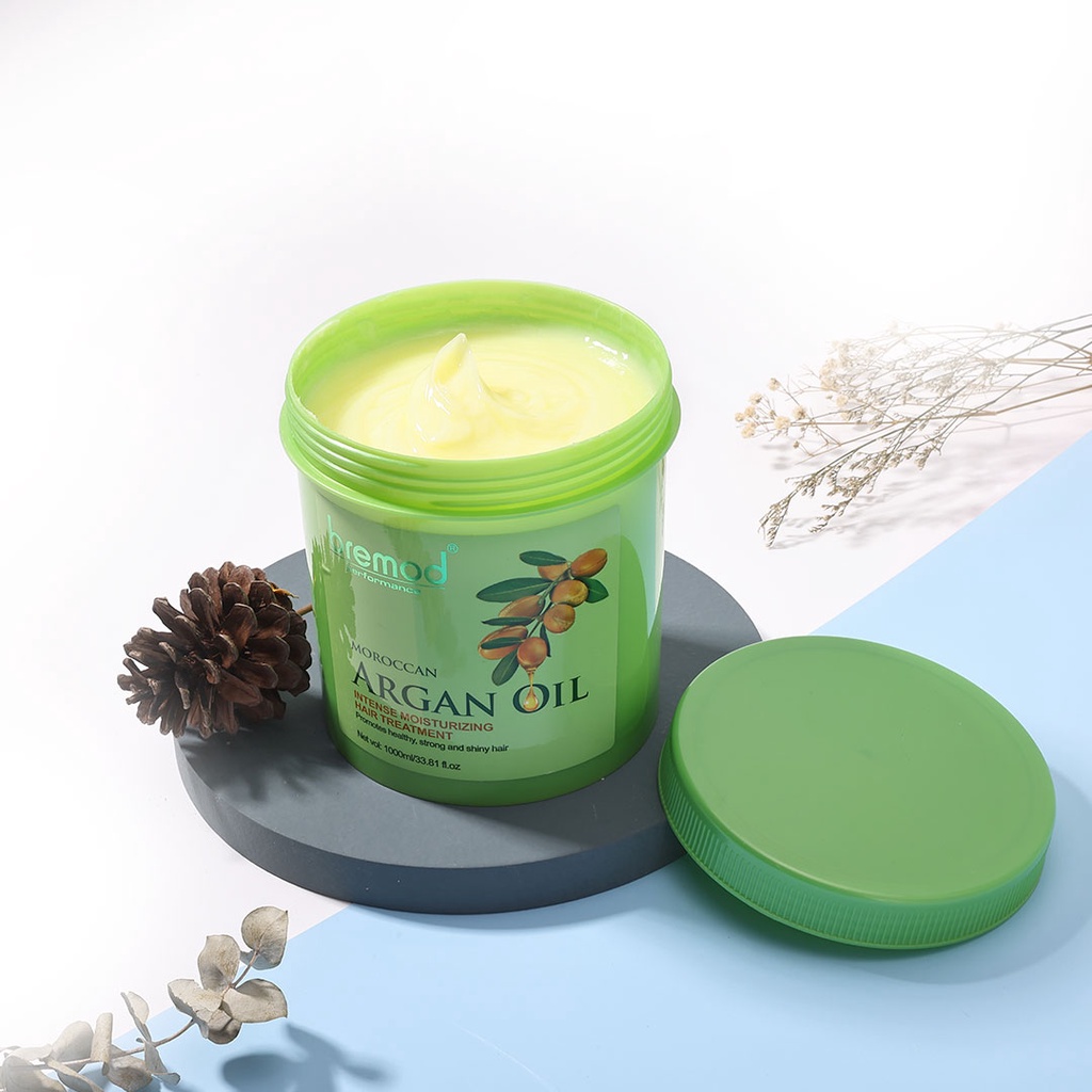 Bremod Moroccan Argan Oil Vitamin E kertain Intense Moisturizing Hair