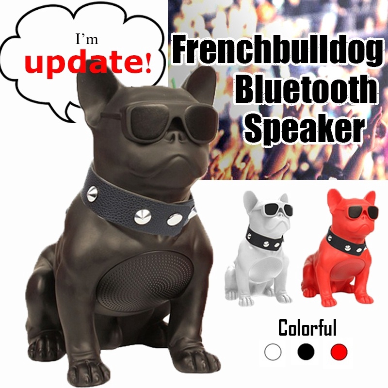 french bulldog wireless bluetooth speaker