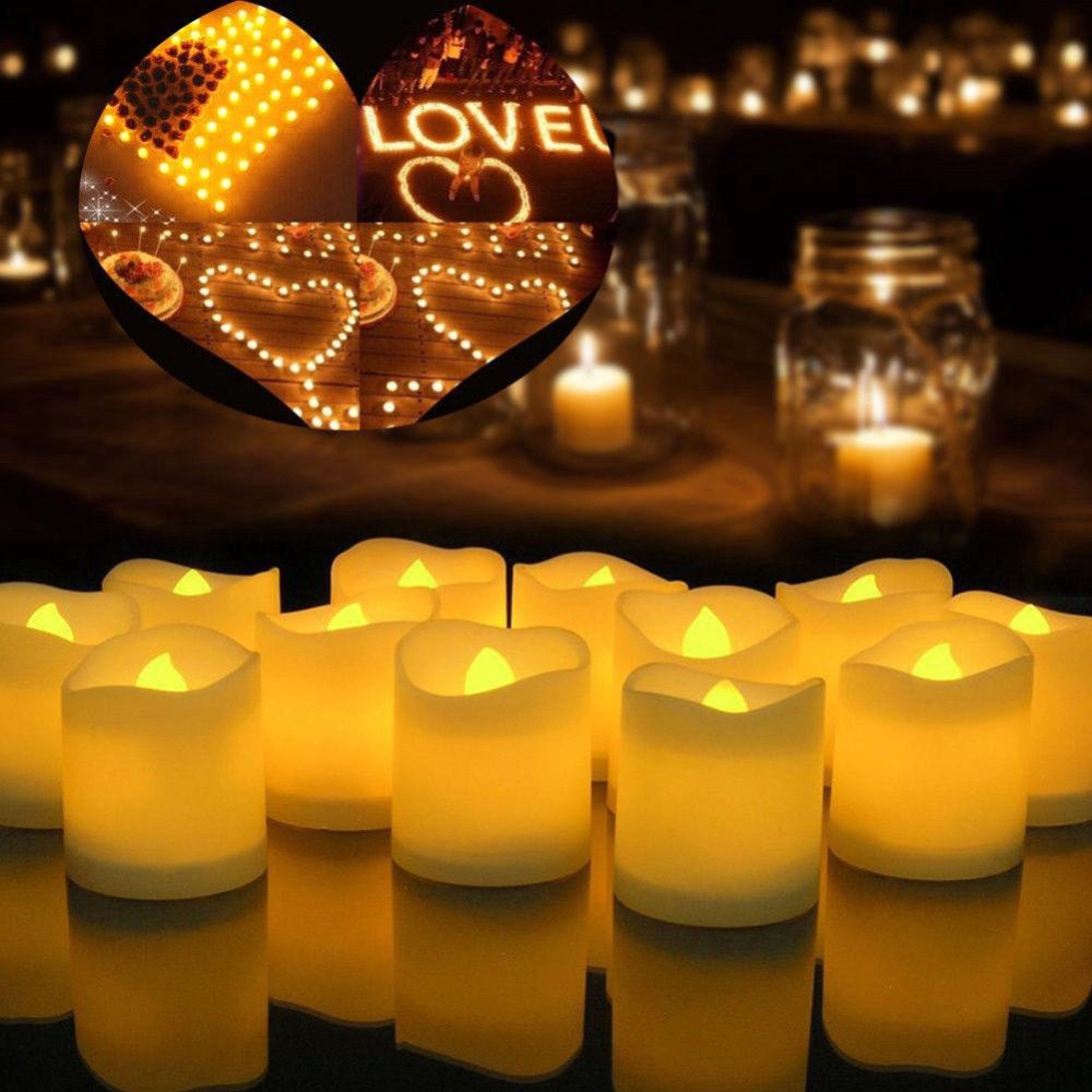 3PCS Smokeless Electronic LED Candle Light Shopee Philippines