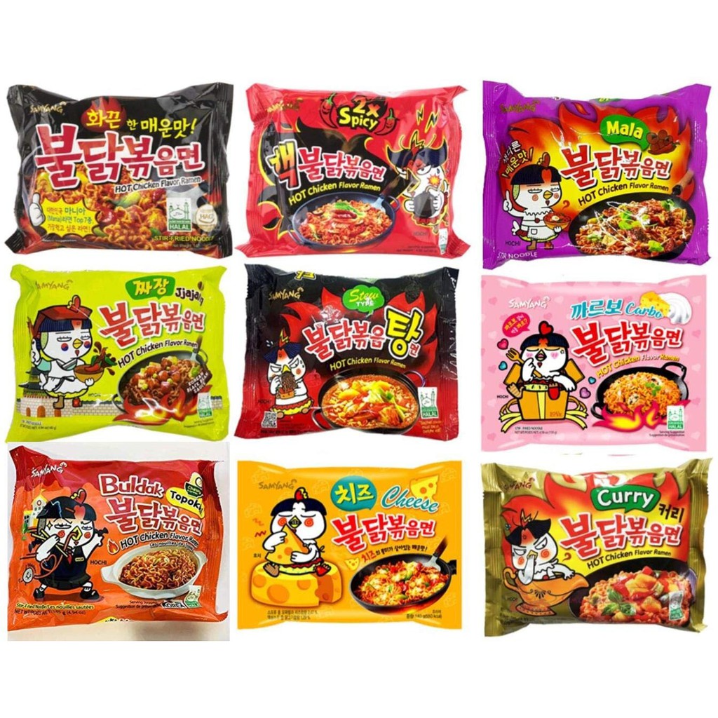 SAMYANG Buldak Korean Noodles 140g Shopee Philippines