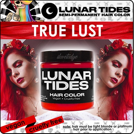 Lunar Tides True Lust ☾ Semi-Permanent Bright Red Hair Dye - ilovetodye |  Shopee Philippines