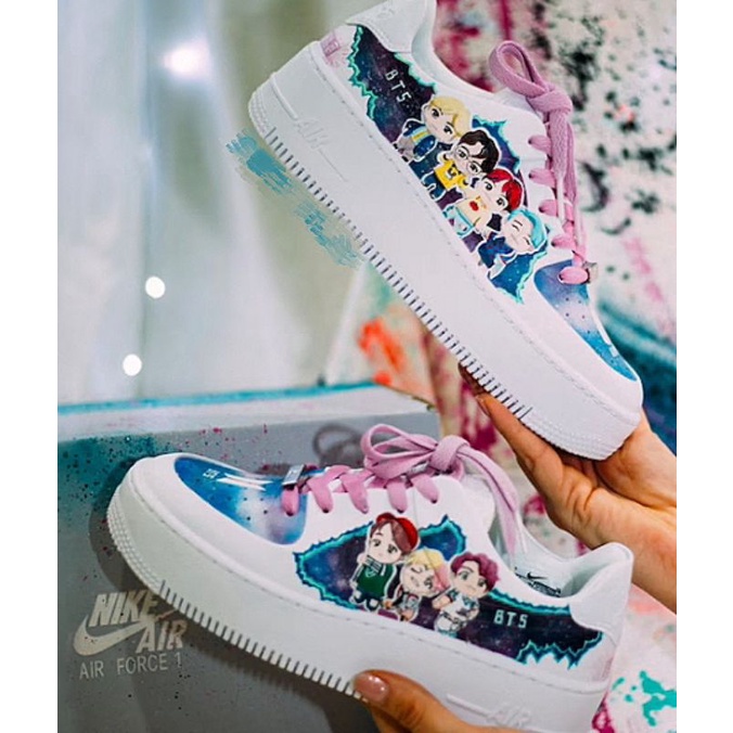 bts custom air force 1