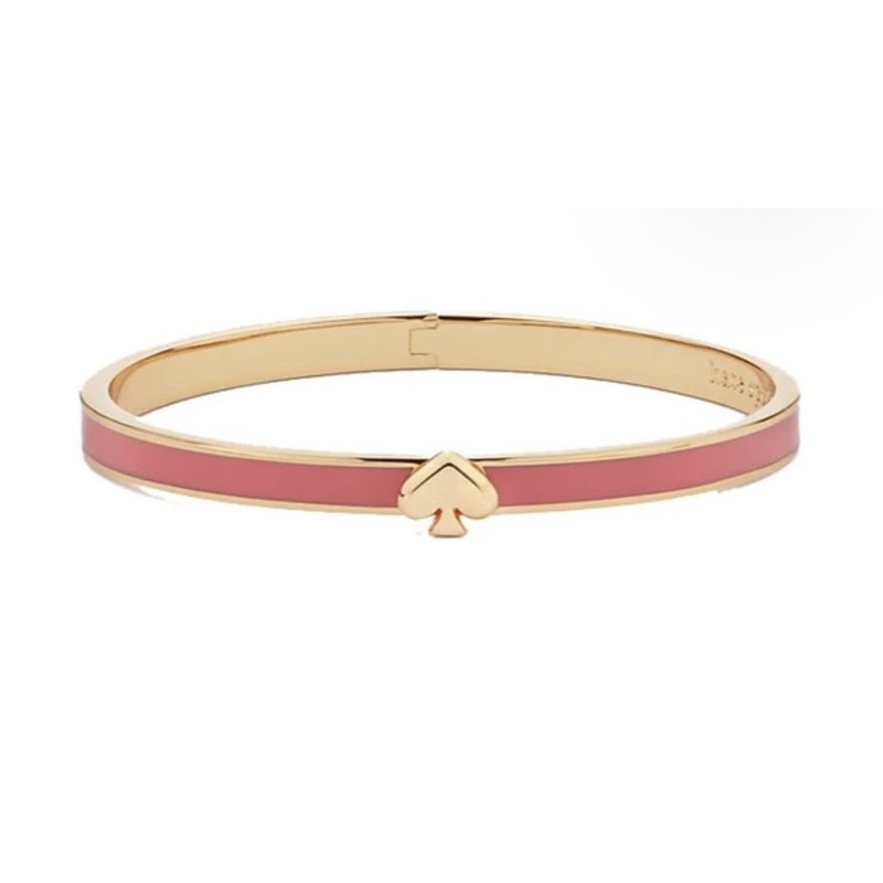 Brand New Auth Kate Spade Everyday Spade Bangle - Coral | Shopee Philippines