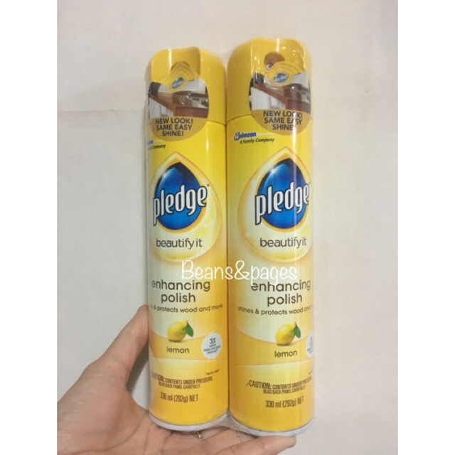 Pledge Furniture Polish Lemon Scent W Cleansing Conditioner
