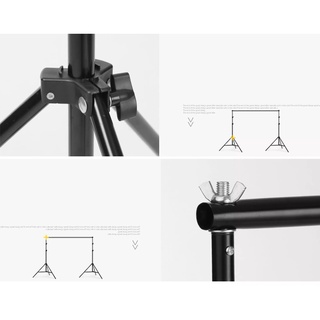 2 x 2m /200cm x 200cm /6ft. x 6ft Heavy Duty Background Stand Backdrop Support System Kit with Carry #6