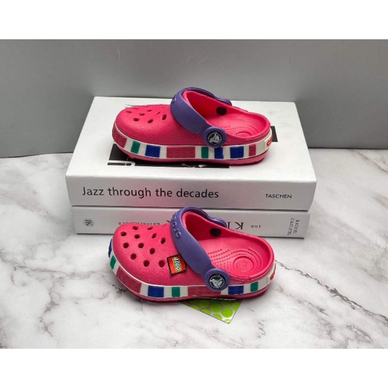 KIDS CROCS LEGO CLOGS SHOES | Shopee Philippines