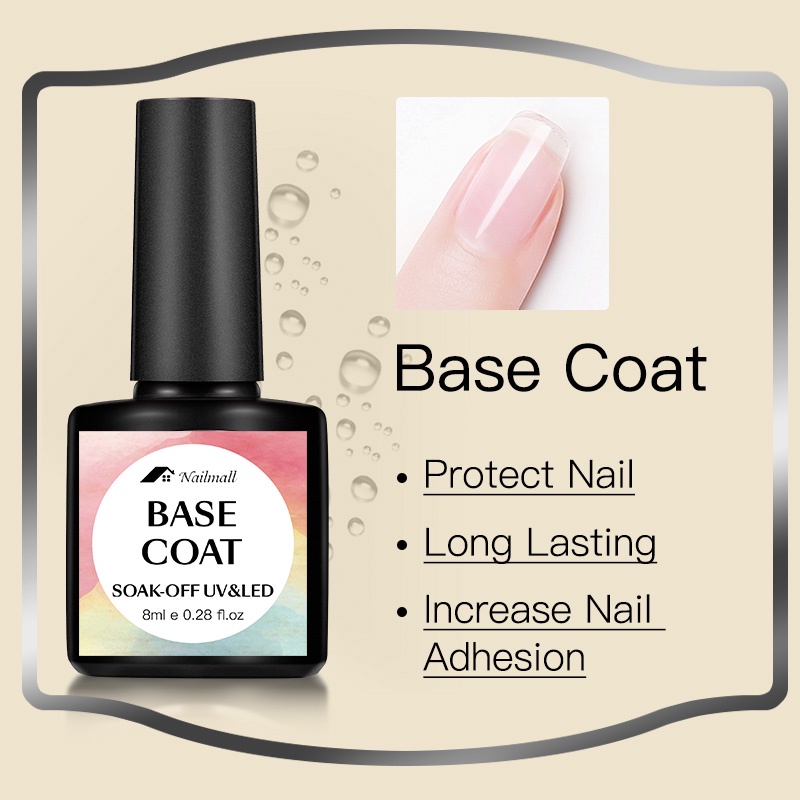 OsNailmall Functional Glue Reinforcement Glue Seal Layer Top Coat Base Coat  Nail Oil Glue | Shopee Philippines