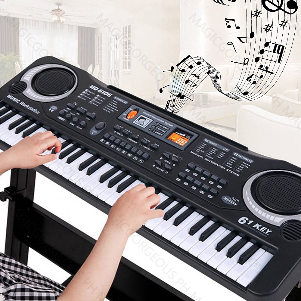 61 Key Digital Music Electronic Keyboard Children Toy Electric Piano