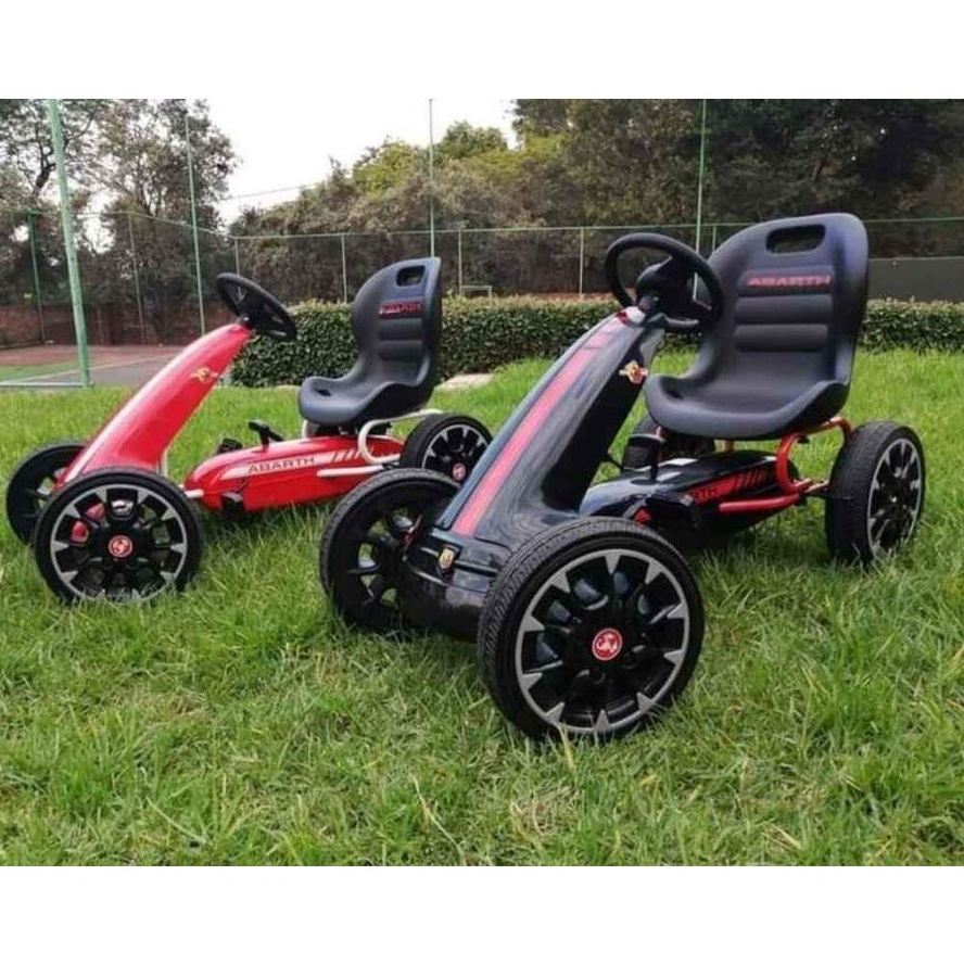 LICENSED ABARTH Pedal Go Kart For kids/BIKE FOR KIDS/RUBBER TIRES GO