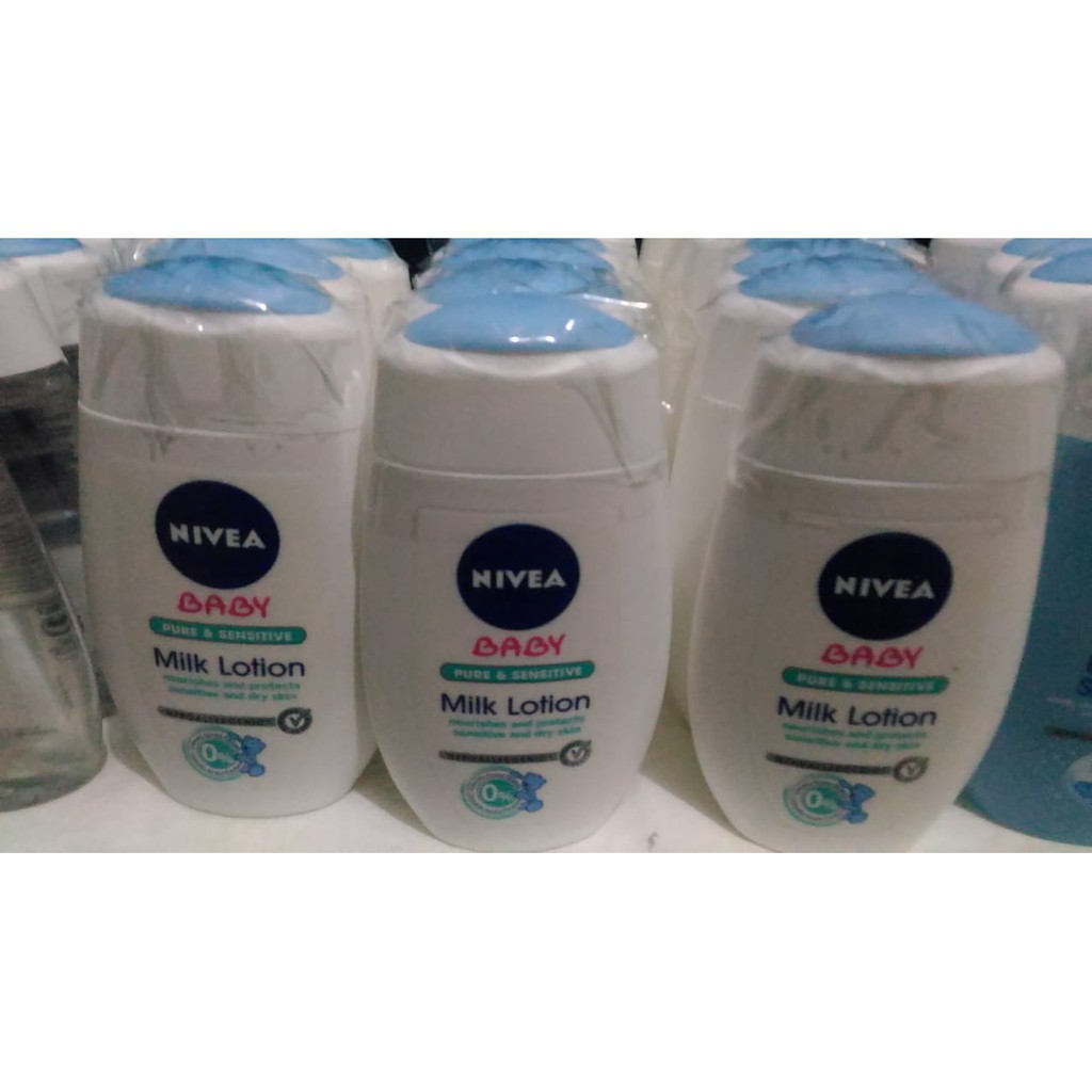 nivea baby pure & sensitive wash lotion