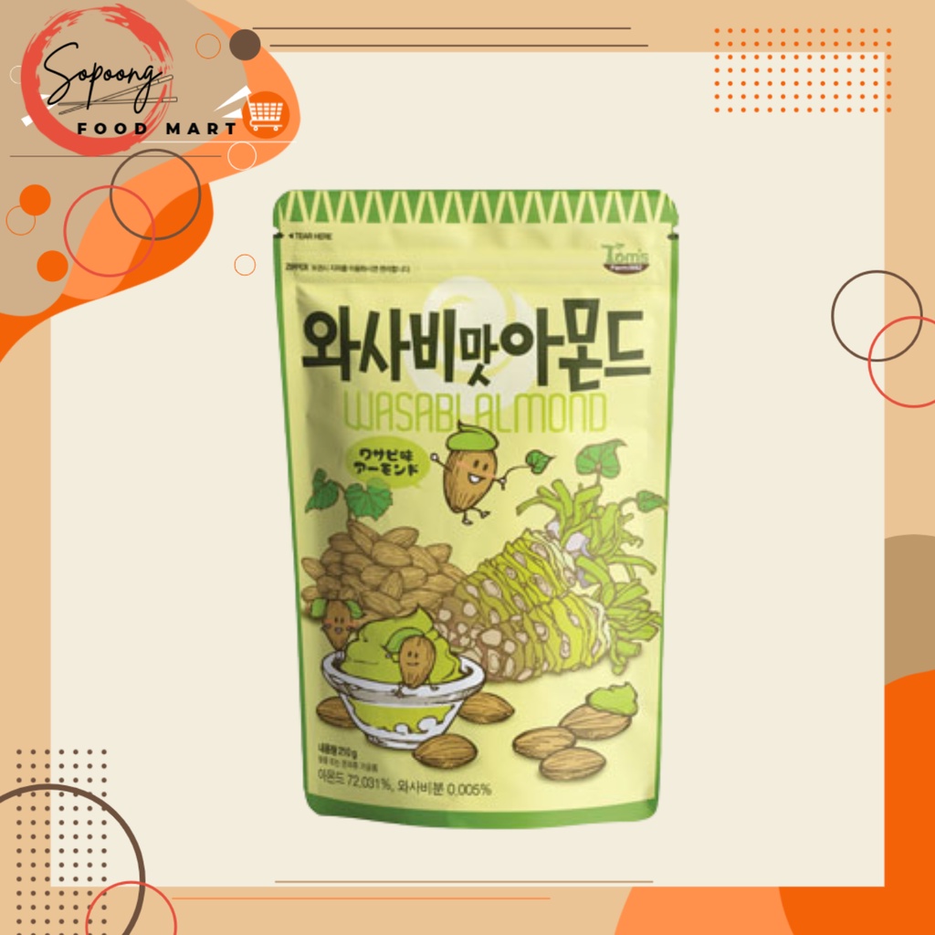 HBAF Wasabi Flavoured Almond Nuts 210g Shopee Philippines