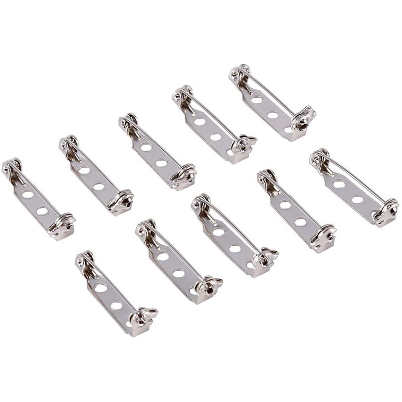 Bar Pin with Lock silver per piece (all sizes) Shopee Philippines
