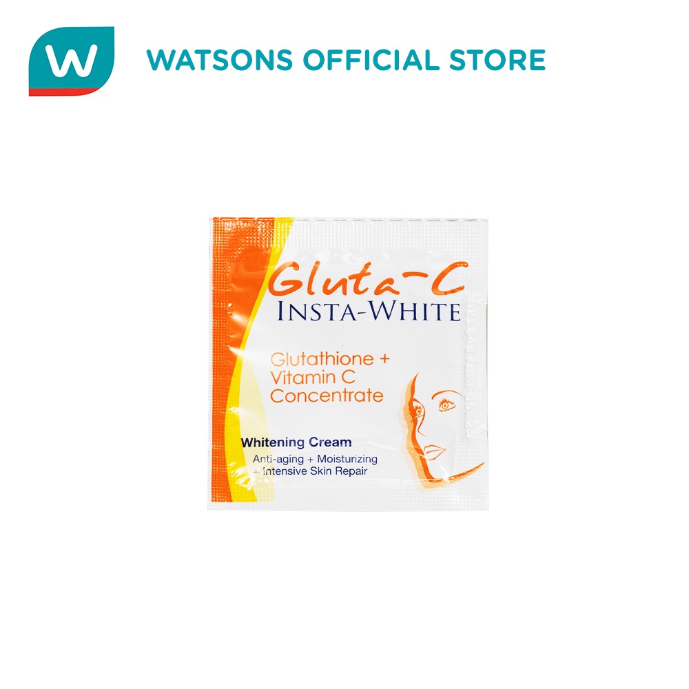 GLUTA C Insta White Whitening Cream 5ml BUY 3 PACKS GET 1 FREE | Shopee ...