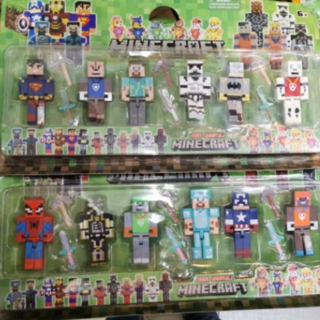 minecraft superhero toys