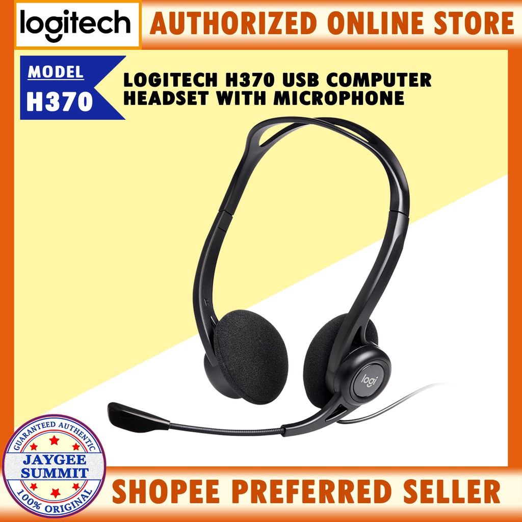 logitech h370 usb computer headset