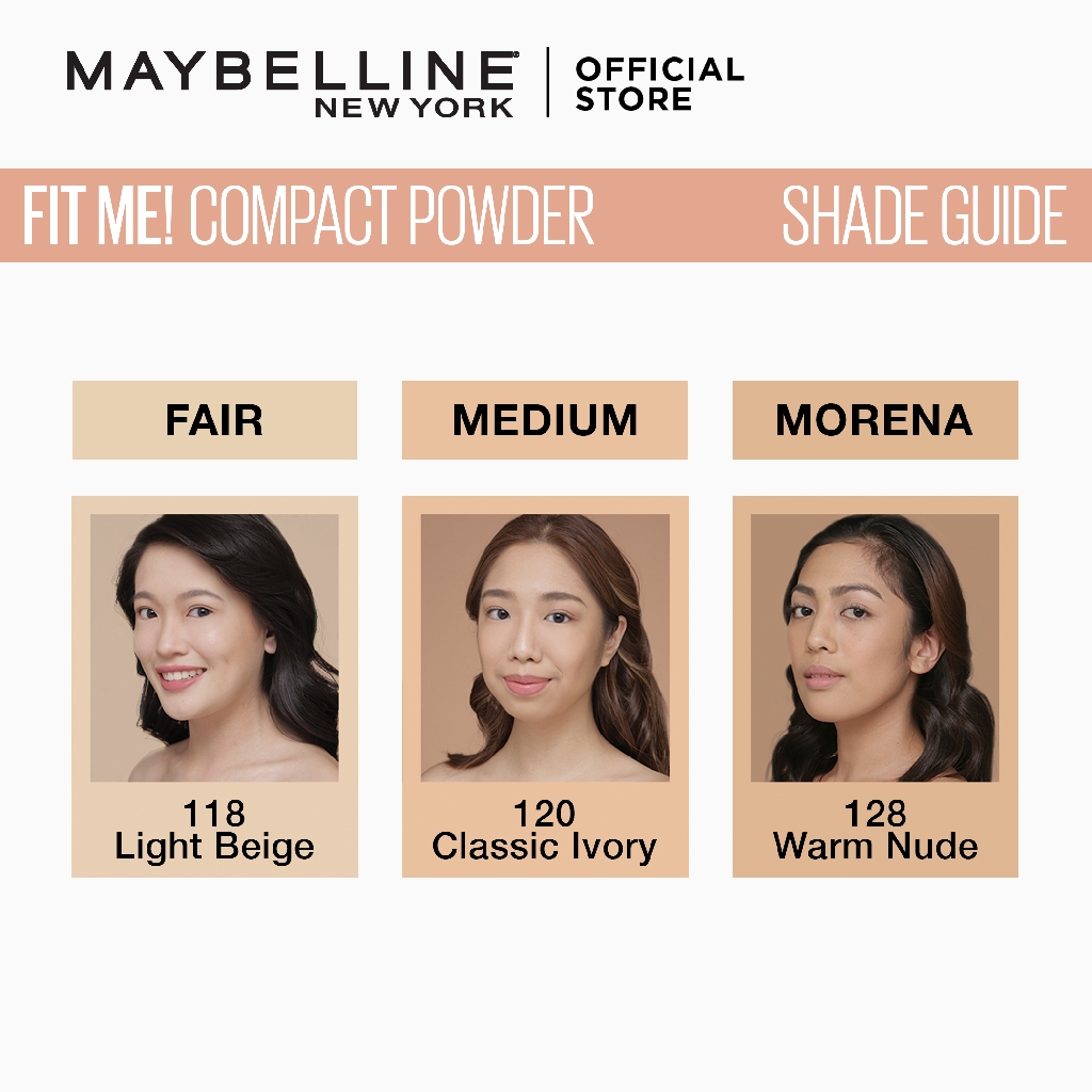 Maybelline Fit Me Compact Powder Make Up Shopee Philippines