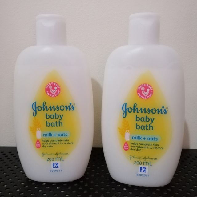 johnson baby bath milk and oats