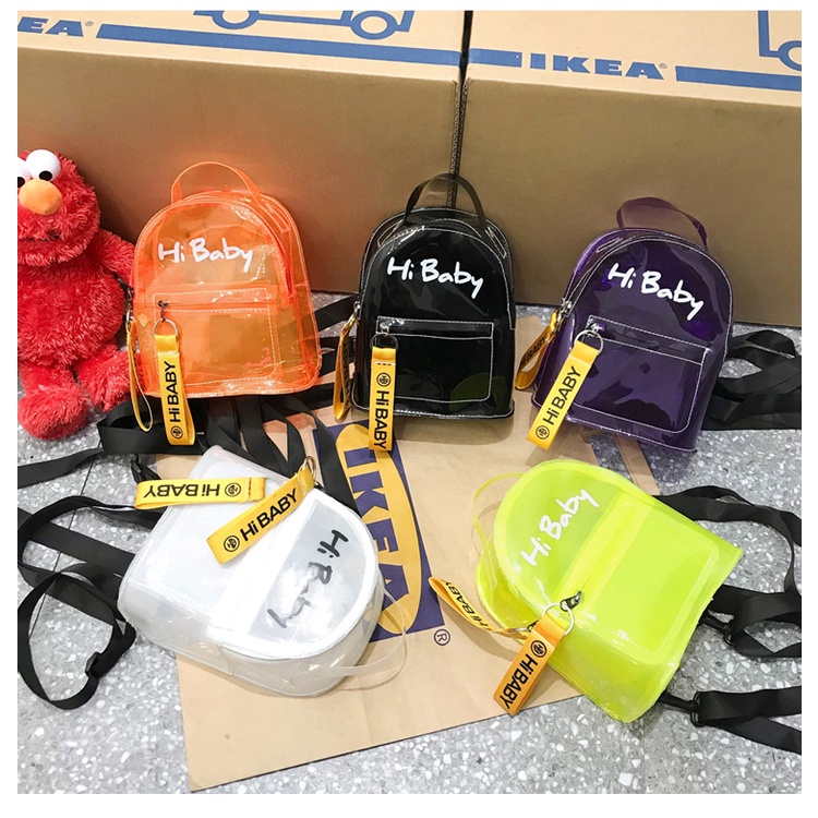 AYI Transparent Crossbody Backpack Women PVC Shoulder Bags Women School