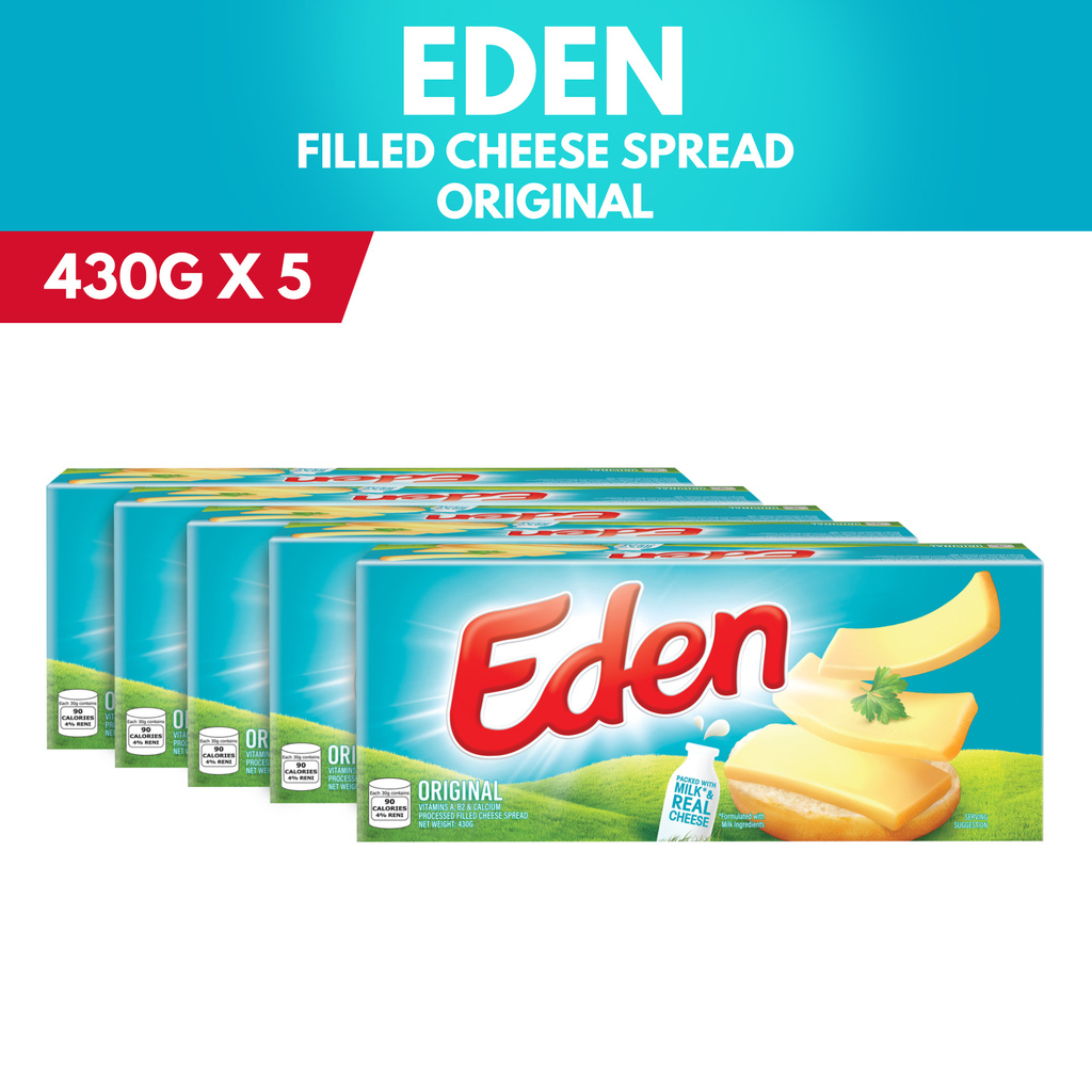 Eden Filled Cheese 430g (Set of 5) Shopee Philippines