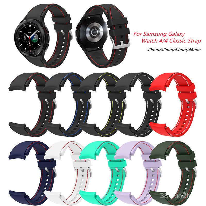 20mm Watch Silicone Strap For Samsung Galaxy Watch 4 44 40mm Bracelet