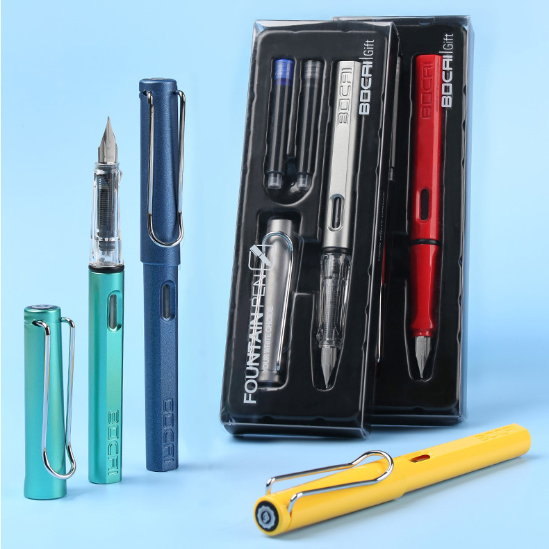 Luxury High Quality Fountain Pen Set 0.38mm Various Colors Student