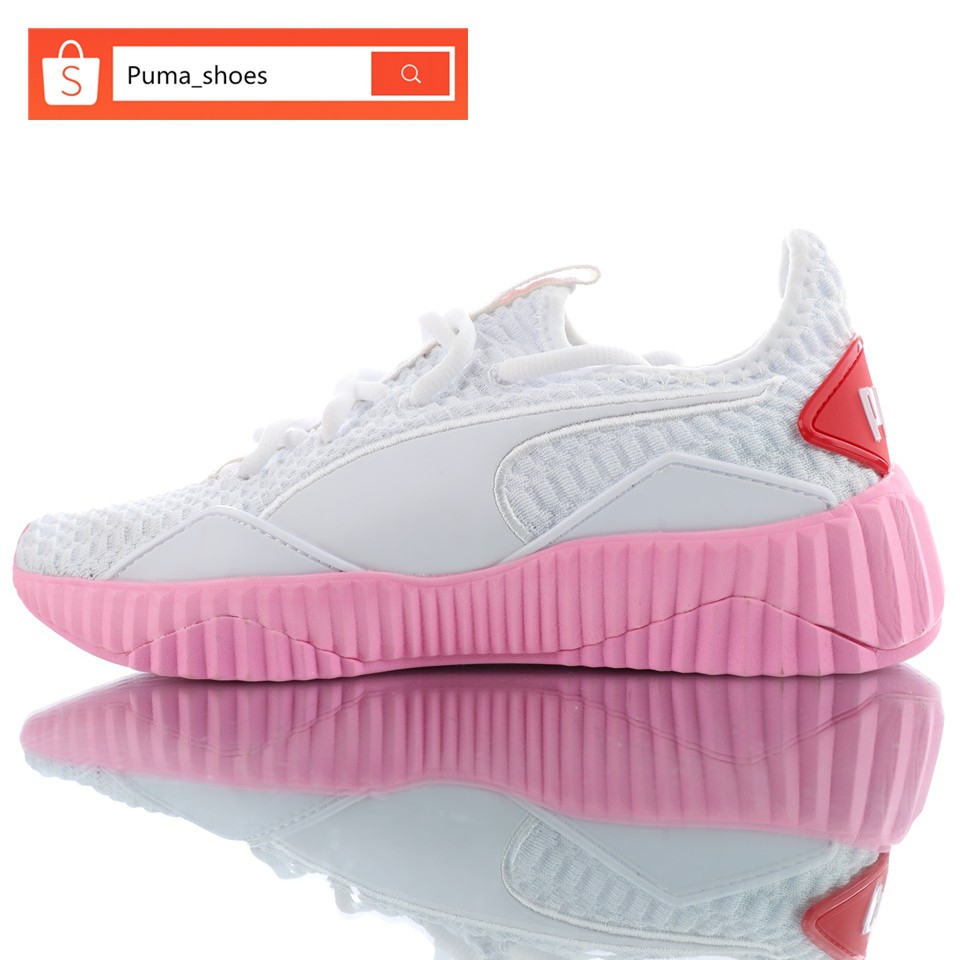 puma shoes white and pink