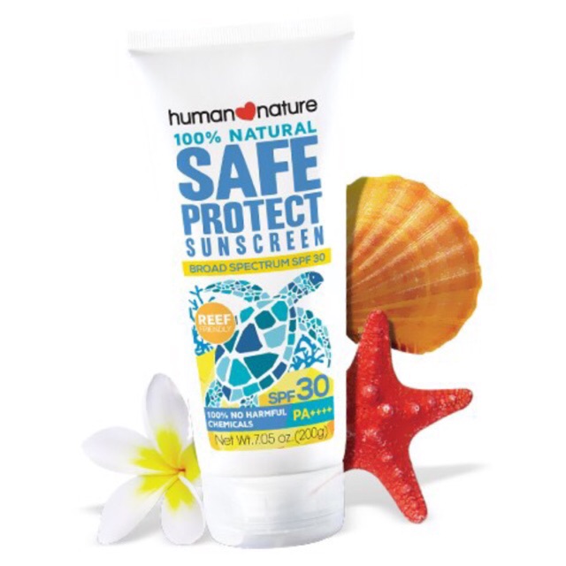 human nature sunblock for face