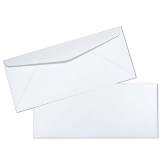 White Envelope long/short (50pcs) | Shopee Philippines