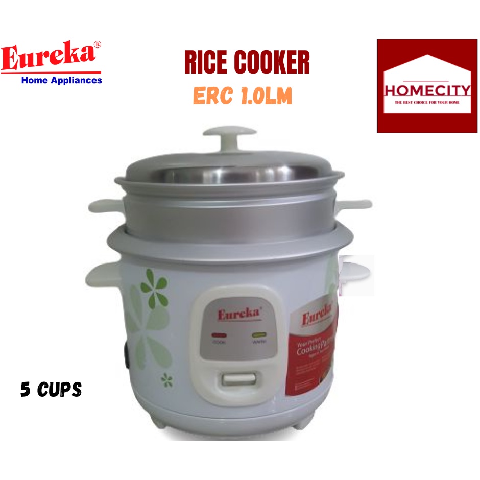 EUREKA RICE COOKER ERC 1.0 (WITH STEAMER) Shopee Philippines