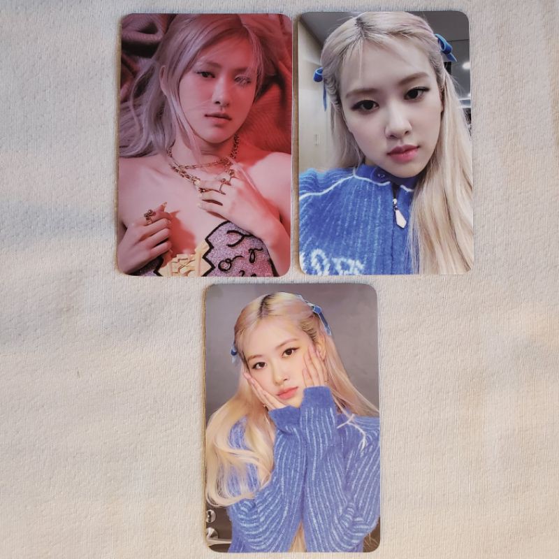 【BLACKPINK CARDS】ROSE R ALBUM CARDS OFFICIAL | Shopee Philippines