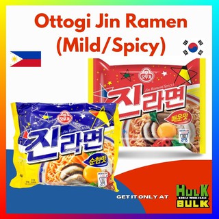 OTTOGI Jin Ramen Instant Noodle (Mild & Spicy) 120g