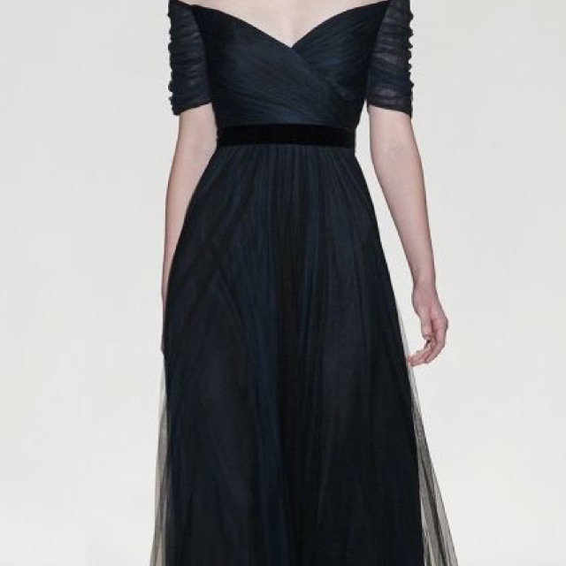 black long gown