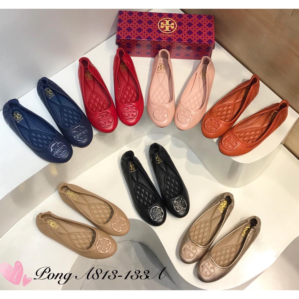 Korea Made Tory Burch Ballet Flat / Add one size bigger | Shopee Philippines