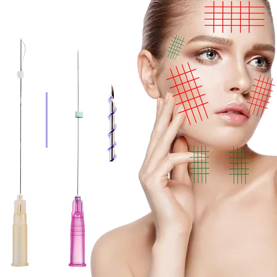 50pcs/Bag Pdo Pcl Thread Lift Mono Screw Wrinkles Removal Skin