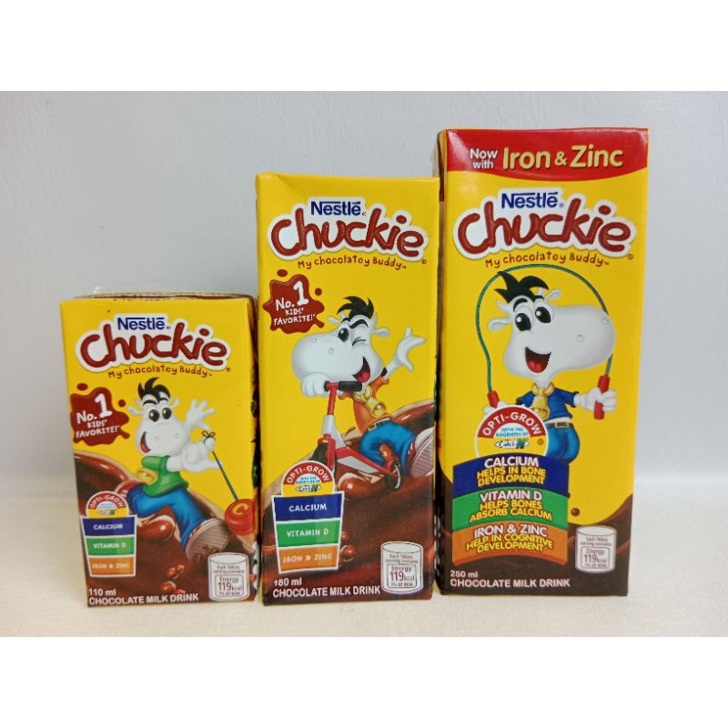 Nestle Chuckie Chocolate Milk Drink 110ml-180ml- 250ml | Shopee Philippines