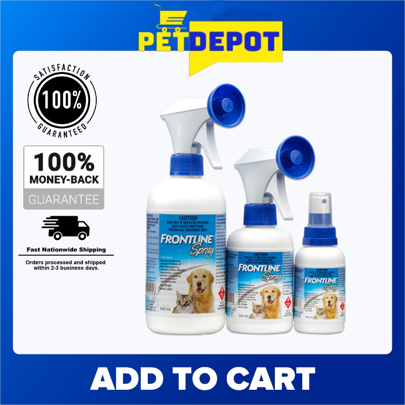 TOP SELLING Promo Frontline Plus Fipronil Spray for DOGS ...