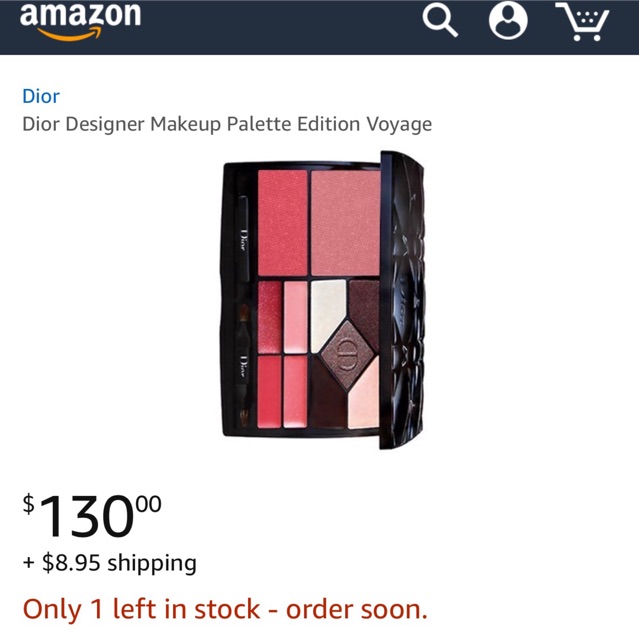 dior designer palette edition voyage