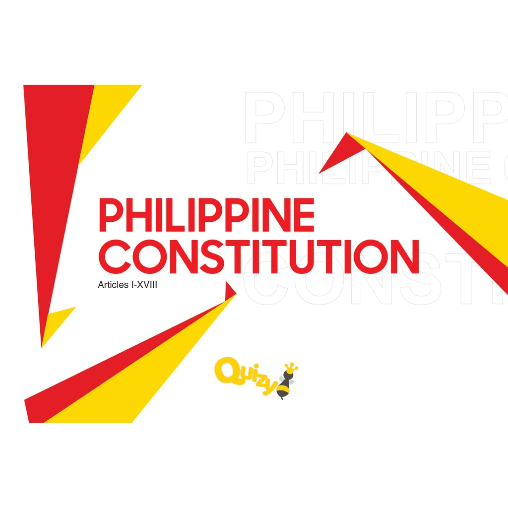 Philippine Constitution Reviewer CODAL FLASHCARDS