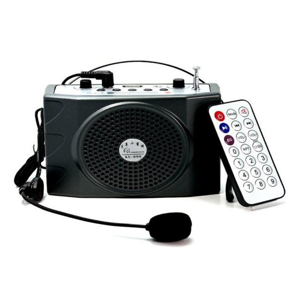portable amplifier with mic and speaker