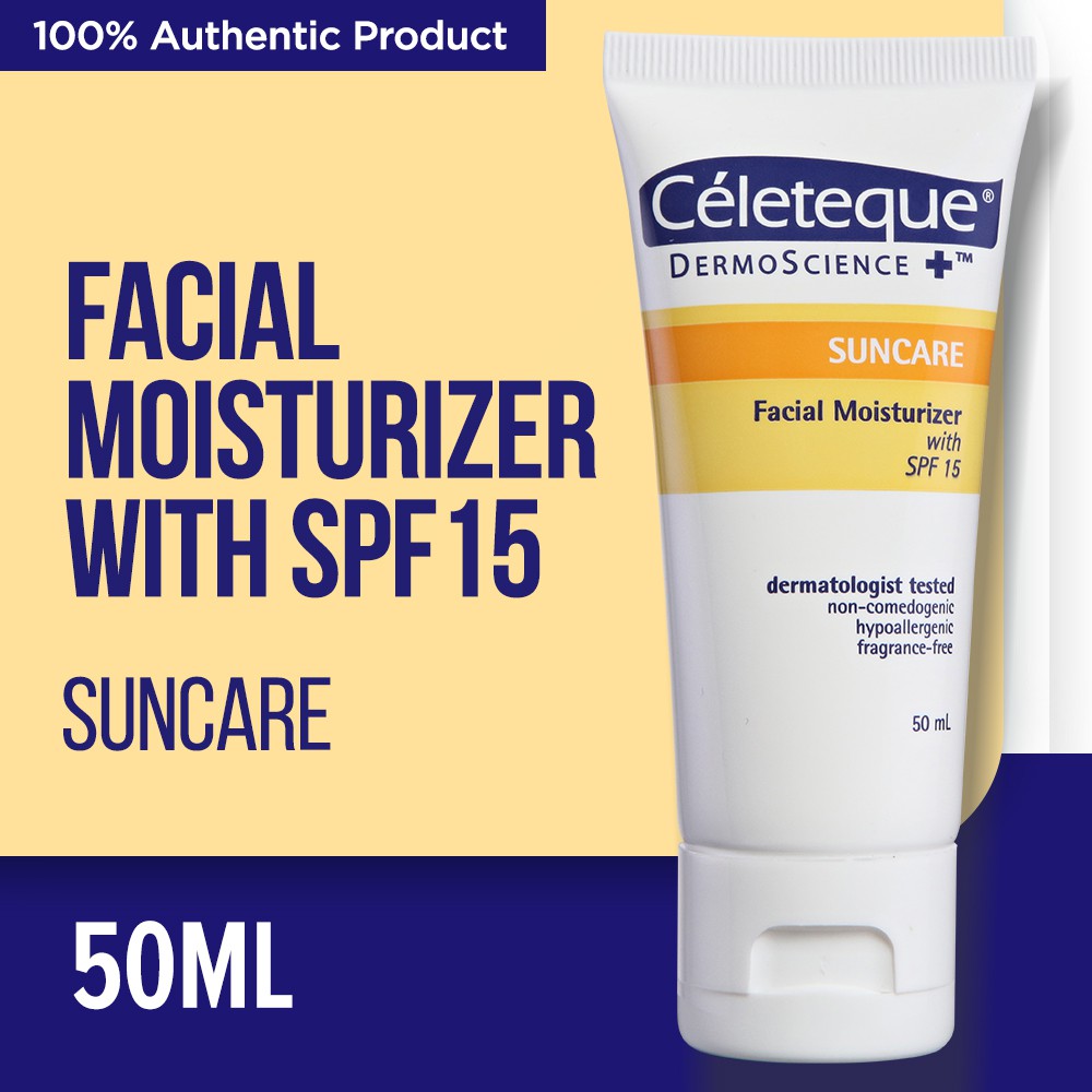 Céleteque® Sun Care Facial Moisturizer with SPF15 50mL Shopee Philippines