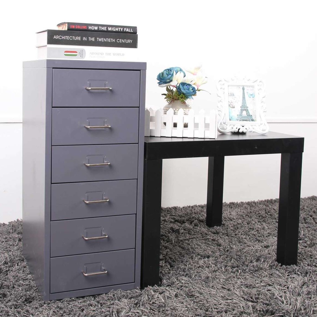 Gift 6 Layer Metal Drawer Unit Minimalist Home Office Drawer File Cabinet File Storage Shopee Philippines