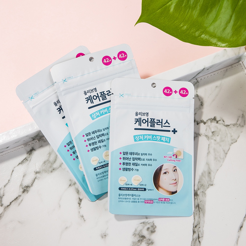 Olive Young Care Plus Scar Cover Spot Patch 1 sachet / 102 Korean acne patches ABMS Shopee