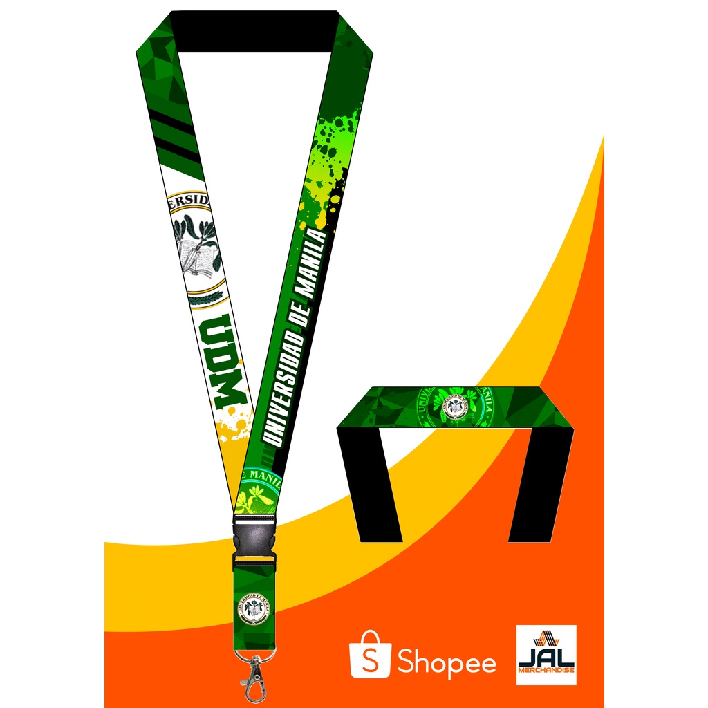 UDM Universidad De Manila ID Lace / Lanyard | Shopee Philippines