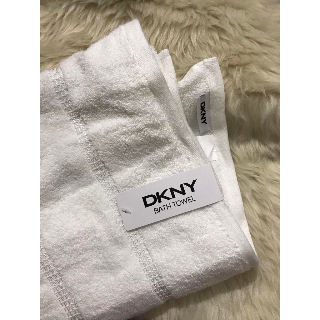 DKNY Bath Towel White Shopee Philippines
