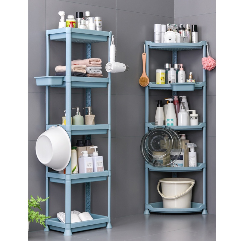 home lifeBathroom Storage Rack Toilet Basin Rack Toilet Plastic Storage