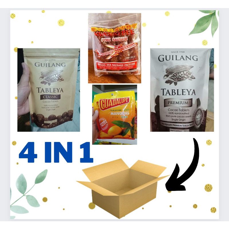 4in1 Pasalubong Box Cebu Delicacies Shopee Philippines